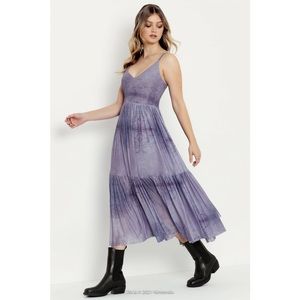 Twilight Realm Sheer Midaxi Dress